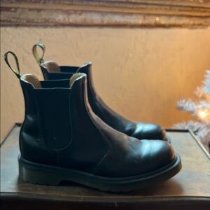 Women's Doc Marten Black Leather Boots